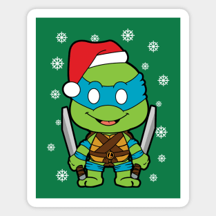 Leonardo Christmas Magnet